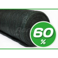 Затіняюча сітка AGREEN зелена, розмір 2х100 м, тінь 60%, щільність 50 г/м.кв.