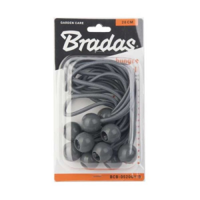 Еластичний гумовий шнур із кулькою BUNGEE CORD BALL 15 см (10 шт)