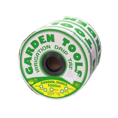 Крапельна стрічка "Garden Tools" 1000 м/10 см/1,0 л/г, 6mil (щілинна) - Україна