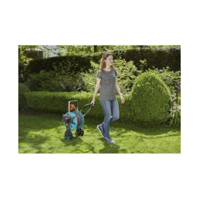 Візок для шлангу AquaRoll M Easy Set з комплектом для поливу - Gardena