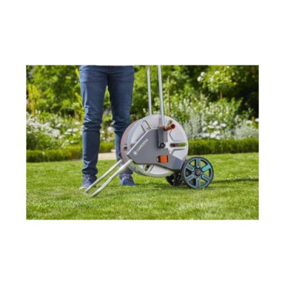 Візок для шлангу AquaRoll M Metal Set з комплектом для поливу - Gardena