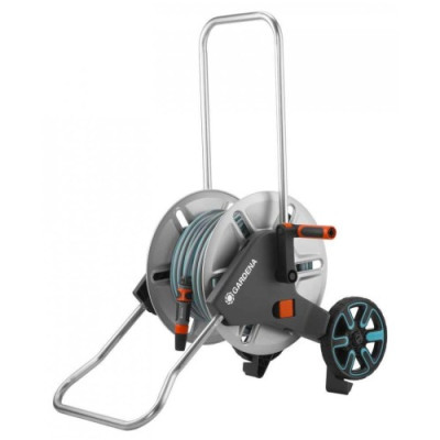 Візок для шлангу AquaRoll M Metal Set з комплектом для поливу - Gardena
