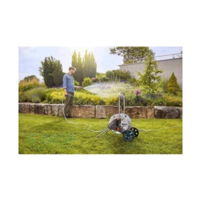 Візок для шлангу AquaRoll M Metal Set з комплектом для поливу - Gardena