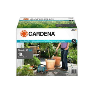 Котушка для шлангу Classic 10 Set з комплектом для поливу - Gardena