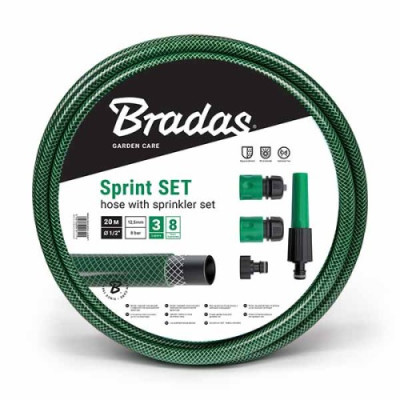 Комплект для поливу SPRINT 1/2" 30 м - Bradas