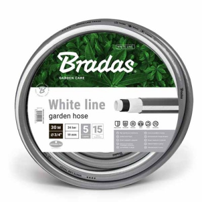 Шланг 5 шаровий WHITE LINE 3/4" 50 м - Bradas