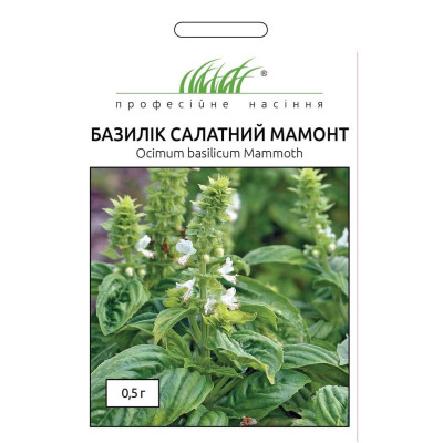 Базилік салатний Мамонт (Фасовка: 0,5 г)