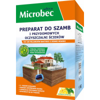 Порошок для септиків, вигрібних ям та дворових туалетів Microbec, 1 кг