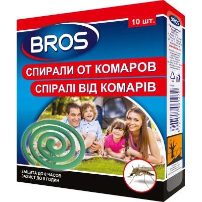 Спіралі від комарів Bros, 10 шт